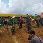 Program Ketahanan Pangan, Kodim 0315/Tanjungpinang Buka Lahan Untuk Tanam Jagung Manis Di Kabupaten Bintan