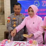 Kapolres Bintan Bersama Ketua Bhayangkari Cabang Bintan Ikuti Peringatan HKGB ke-70 Secara Virtual