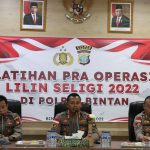Polres Bintan Laksanakan Latihan Pra Operasi Lilin Seligi 2022
