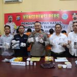 Kapolres Labuhanbatu Gelar Konferensi Pers Ungkap Kasus Narkoba Tahun 2022
