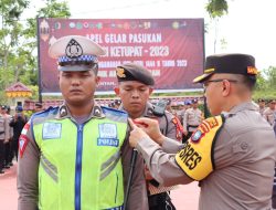 Jelang Idul Fitri Polres Bintan Apel Gelar Pasukan Operasi Ketupat Seligi 2023