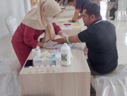 Biddokkes Polda Kepri Lakukan Pemeriksaan Konseling dan Kesehatan Personil Polres Bintan