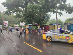 Polsek Bintim Lakukan Pengaman Wisuda Santri Munaqasyah