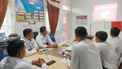 Kalapas Narkotika Tanjungpinang Ikuti Giat Program Dukungan Manajemen Unit Itjen dan Pengukuhan Duta Integritas Kemenkumham