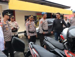 Propam Polresta Tanjungpinang Razia Knalpot Brong Personel