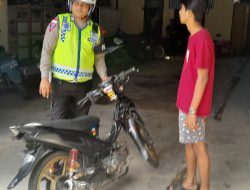 Langgar Peraturan, Satlantas Polres Bintan Tilang 6 Motor di Bintan Timur