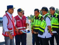 Menhub RI Budi Didampingi Gubernur Kepri Tinjau Bandara RHA, Targetkan Didarati Boeing 737 di 2024
