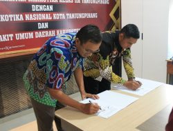 Program Layanan Rehabilitasi, Lapas Narkotika Bersama BNN dan RSUD Bintan Tandatangani Perjanjian Kerjasama