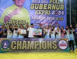 Turnamen Voli Putri U-23 Gubernur Cup Zona Anambas Resmi Ditutup Gubernur Ansar