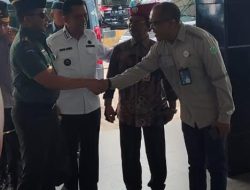 Darwis GM PELINDO Tanjungpinang Sambut Kunker  Panglima TNI