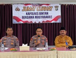 Jumat Curhat Kapolres Bintan. Warga Minta Polisi Cegah Balap Liar di Desa Ekang