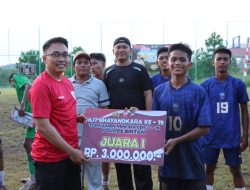 Meriah, Turnamen Mini Soccer Polres Bintan Dalam Rangka Hari Bhayangkara ke 78