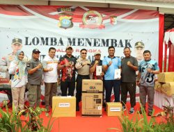Menyambut Hari Bhayangkara ke-78, Polres Bintan Gelar Lomba Menembak 