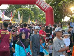 Ribuan Masyarakat ikut Jalan Santai Peringati Hari Bhayangkara ke-78, Polres Bintan