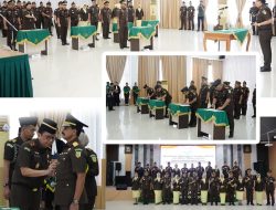 KAJATI KEPRI LANTIK WAKAJATI KEPRI DAN PEJABAT ESELON III DI WILAYAH KEJATI KEPRI
