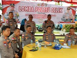 Lomba Polisi cilik tingkat SD, Meriahkan Hari Bhayangkara ke-78 di Polres Bintan 