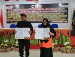 Simulasi Pemadaman, Lapas Narkotika Bersama BPBD Tandatangani PKS