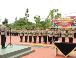 Sejumlah Pejabat Utama dan Kapolsek Jajaran Polres Bintan Pindah Tugas