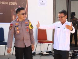 Kapolres Bintan Lakukan Peninjauan Dalam Rangka Sortir dan Lipat Surat Suara