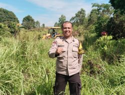 Polresta Tanjungpinang Buka Lahan Milik Kelompok Tani di Dompak, Dukung Program Ketahanan Pangan