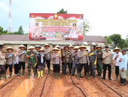 Wujudkan Ketahanan Pangan Yang Mandiri, Polres Bintan Launching Gugus Tugas Dukung Ketahanan Pangan