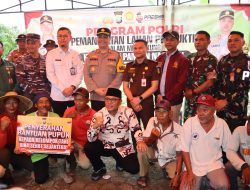 Dukung Ketahanan Pangan, Polresta Tanjungpinang Tanam Pohon di Polsek Tanjungpinang Kota