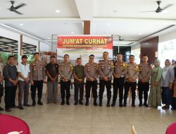 Kapolres Bintan Kembali Laksanakan Jumat Curhat dan Jumat Berkah Bersama Masyarakat Desa Malang Rapat 