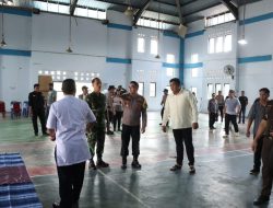 H-1 Kapolres Bintan bersama Bupati Bintan Beserta FKPD Laksanakan Peninjauan TPS Secara Langsung