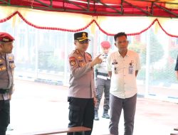 Demi Kelancaran, Kapolres Bintan Terus Laksanakan Peninjauan Secara Langsung ke TPS