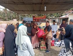 Tim Maya-Jamri Salurkan Bantuan Sembako dan Tali Asih Kepada Warga Korban Kebakaran Di Kecamatan Pangkatan