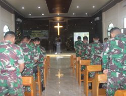 Prajurit Korem 033/WP Serentak Laksanakan Doa Bersama pada Hari Juang TNI AD