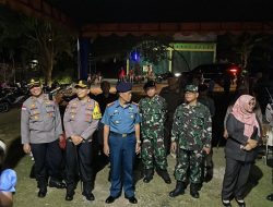 Berikan Rasa Aman Kepada Masyarakat, Kapolres Bintan Bersama FKPD Tinjau Ibadah Gereja di Tanjung Uban