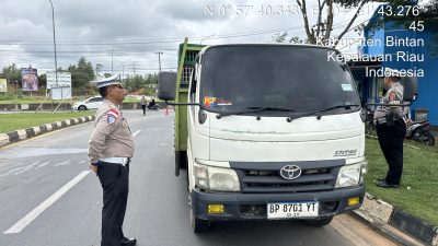 Tekan Angka Pelanggaran, Polisi Himbau Pengendara Patuh Berlalulintas di Bintan