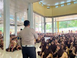 Sosialisasi Larangan Knalpot Brong, Satlantas Polres Bintan Sambangi Sekolah