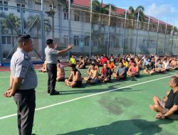 Lapas Narkotika Tanjungpinang Rutin Razia Kamar Napi
