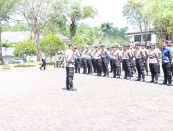 Polres Bintan Terjukan 53 Personel Pengaman Rapat Pleno Penetapan Paslon Bupati Bintan Pemilihan Tahun 2024