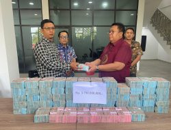 Perkara Korupsi, Kejati Kepri Terima Pengembalian Keuangan Negara Rp 3,75 Milliar