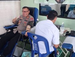 Peringatan HUt Persit KCK ke 79 Koramil 02 Bintim Gelar Baksos Donor Darah