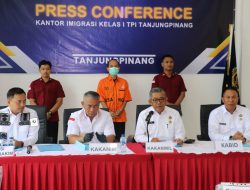 Lakukan Pelanggaran, Imigrasi Tanjungpinang Berhasil Bekuk WNA China