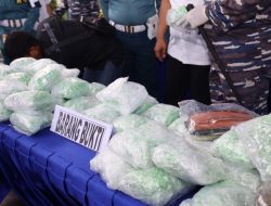 TNI AL Gagalkan Penyelundupan 60.000 Pil Ekstasi dari Malaysia di Perairan Tanjung Batu Karimun