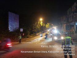 Ciptakan Rasa Aman, Polisi Gencar Laksanakan PAM Tarawih di Bintan