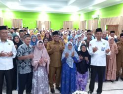 Ratusan Calon Jamaah Haji Ikuti Bimbingan Manasik Haji Sebelum Menuju Tanah Suci