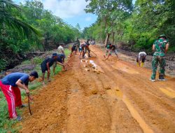 TMMD ke-124 di Lingga: Pembukaan Jalan Desa Rampung, Program Non-Fisik Terus Berlanjut