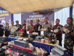 Barang Ilegal Senilai Milyaran dimusnahkan Bea Cukai