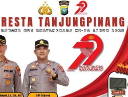 Polresta Tanjungpinang Gelar Turnamen Domino Gratis Sambut HUT Bhayangkara ke-79