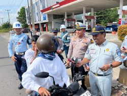 Hari Ketiga Operasi Patuh Seligi 2025, Satlantas Polresta Tanjungpinang Apresiasi Pengendara Tertib