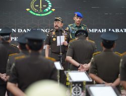 Jaksa Agung Lantik Pejabat Eselon II dan Kepala Kejati, Tegaskan Penguatan Kinerja Institusi