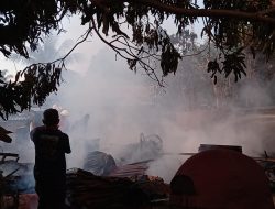 Rumah Kosong di Lorong Bunyu Hangus Terbakar, Korsleting Listrik Jadi Pemicu
