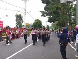Gerak Jalan Proklamasi 8 Km Semarakkan Tanjungpinang, Kapolresta: Sudah Jadi Budaya Masyarakat