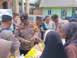 Polsek Bintan Timur Gelar Gerakan Pangan Murah di Desa Kelong, Ringankan Beban Warga